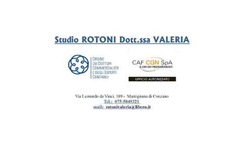 Studio Commercialista Rotoni Dott.ssa Valeria